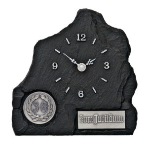 Schieferlook-Uhr 18cm für 5cm
