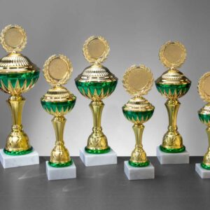 Pokal gold-grün H345mm Isaak