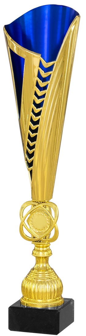 Pokal gold-blau H. 395mm Anton