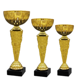 3er-Serie Pokale Lucille go-gr