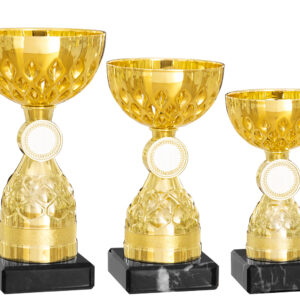 3er-Serie Pokale Mila gold