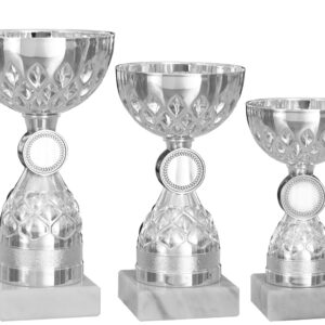 3er-Serie Pokale Jack silber
