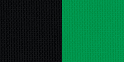 Halsband 11 mm schwarz-grün