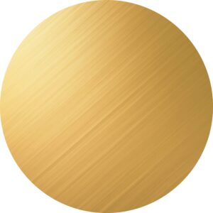 Sublimationsronde gold Ø200mm