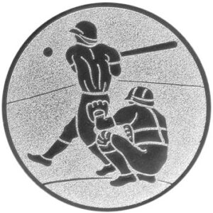 Emblem Baseball Ø50mm Gold
