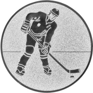 Emblem Eishockey Ø50mm Gold