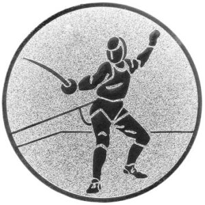 Emblem  Fechten Ø50mm gold