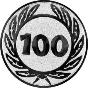 Emblem Jubiläum100Ø25mm silber