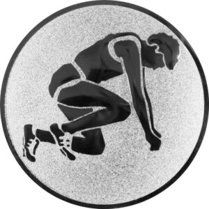Emblem "Leichtathl.Ø25mm gold