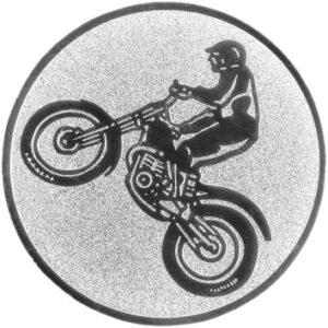 Emblem Motorrad Ø25mm bronze