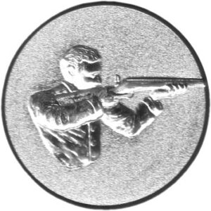 Emblem Schütze 3D Ø50mm bronze