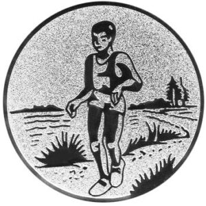 Emblem Waldlauf Ø50mm Gold