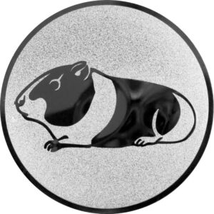 Emblem Meerschweinchen Ø50mm Si.