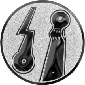 Emblem Minigolf Ø50mm Silber