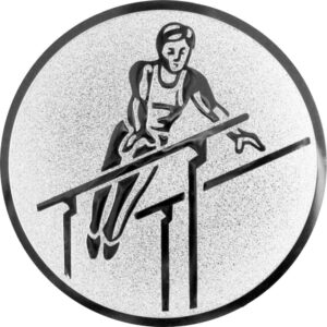 Emblem Turnen Ø50mm Silber