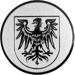 Emblem Wappen Ø50mm Silber