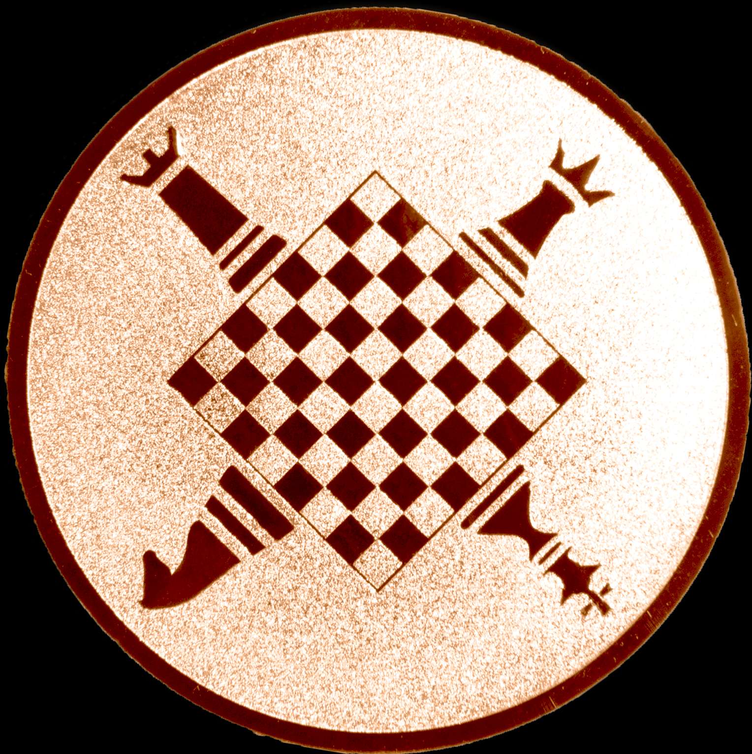 Emblem Schach Ø50mm Gold – Bild 2