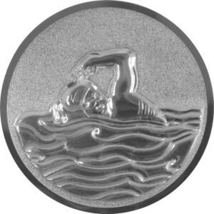 Emblem Schwimmen 3D Ø50mm Gold
