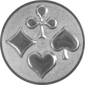 Emblem Skat 3D Ø25mm bronze